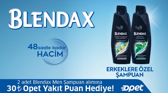 2Adet Blendax Men Alışverişinize kampanyası