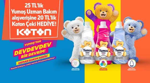 25 TL ve Üzeri Yumoş Alışverişinize kampanyası