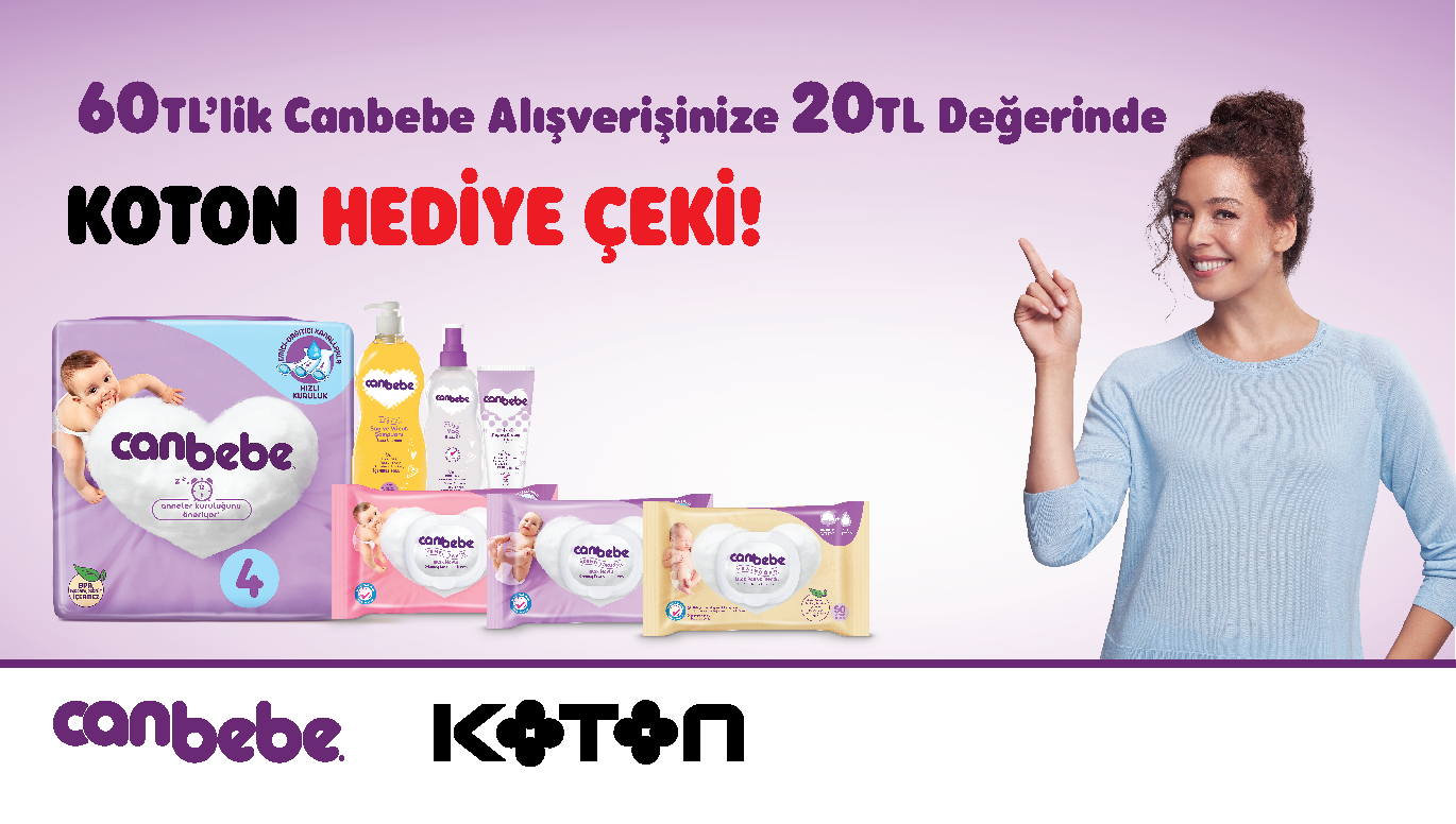 60 TL ve Üzeri Canbebe Alışverişinize kampanyası