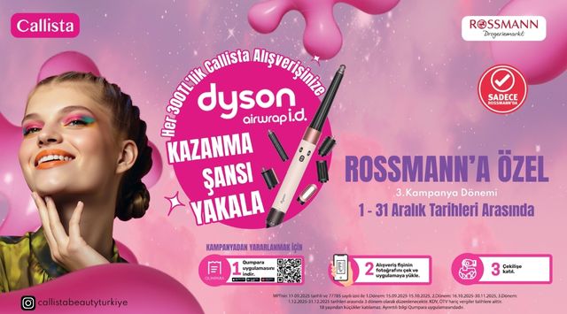 300 TL ve Üzeri Callista Ürün Alışverişinize kampanyası