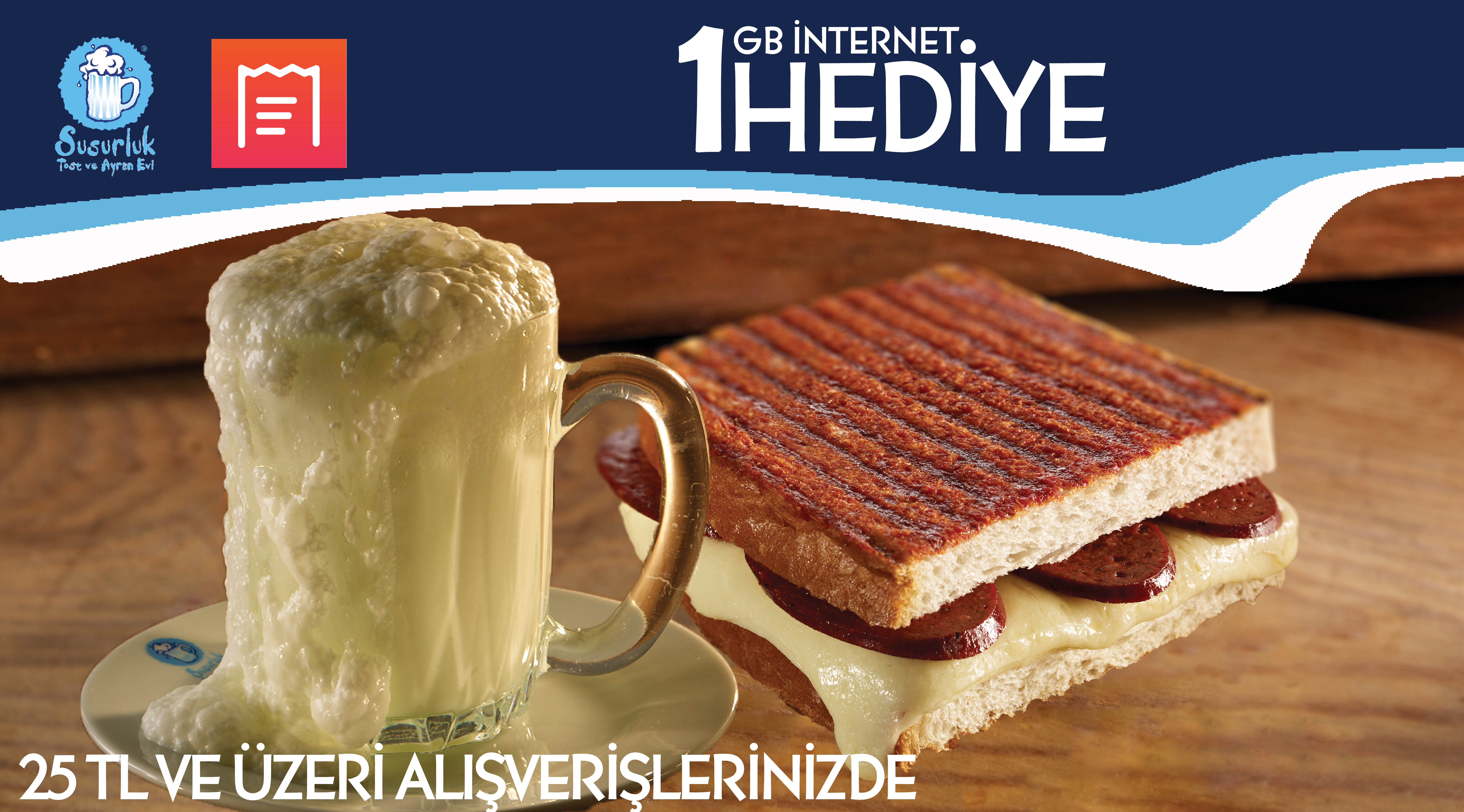 25 TL ve Üzeri Alışverişinize kampanyası