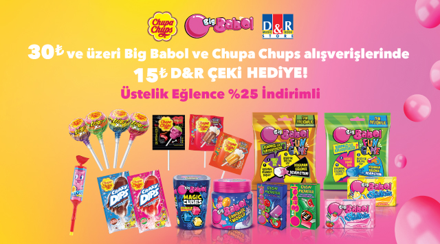 Big Babols ve Chupa Chups Alışverişinize kampanyası