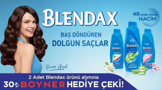 2 Adet Blendax Alışverişinize kampanyası