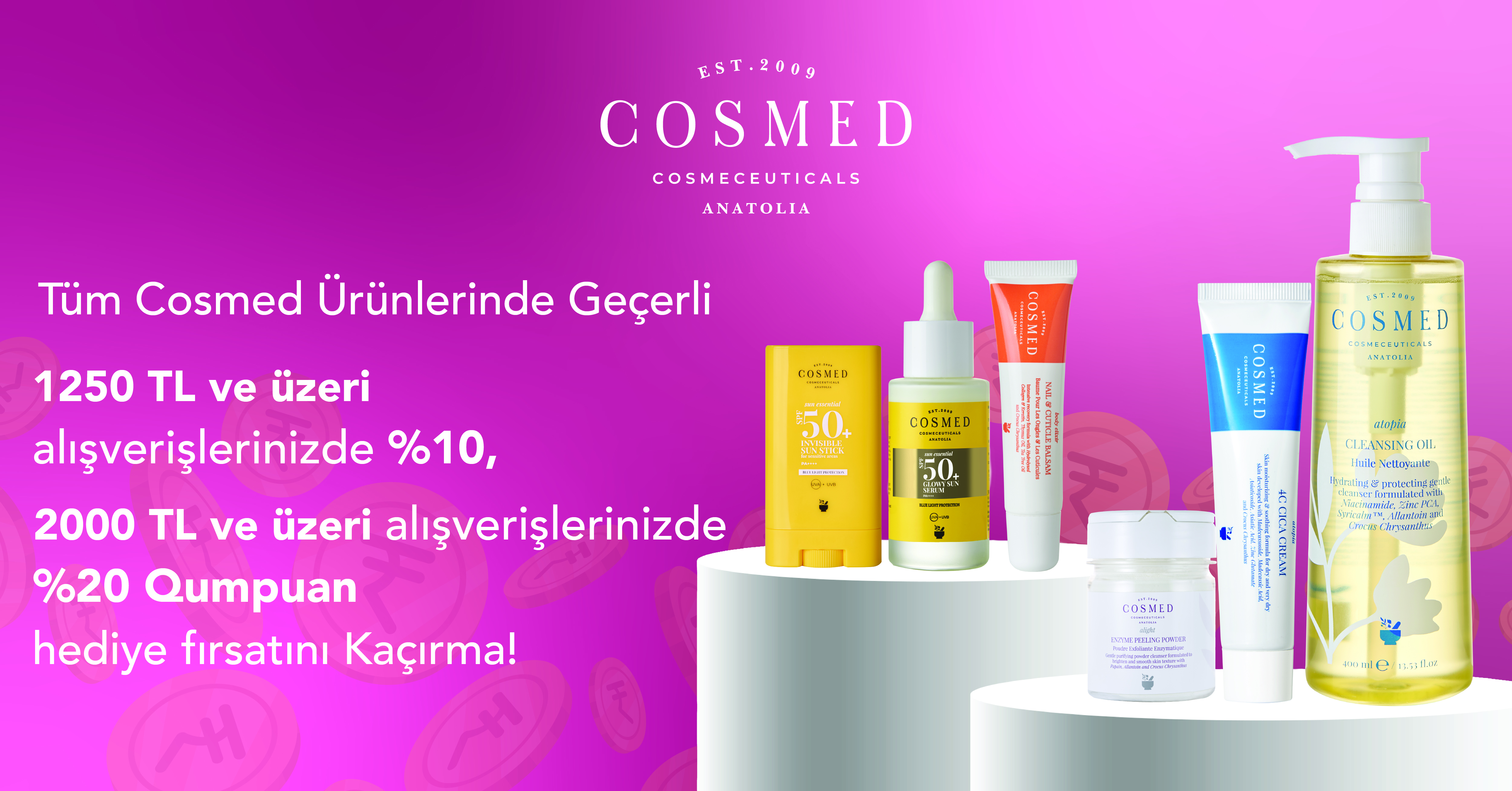 Cosmed Alışverişine kampanyası
