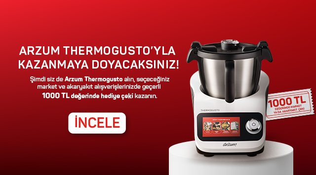 Arzum Thermogusto Alışverişinize 1000 TL MİGROS VEYA 1000 TL OPET YAKIT PUAN kampanyası
