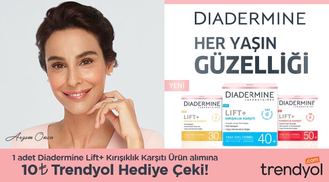 1 Adet Diadermine Lift Alışverişinize kampanyası