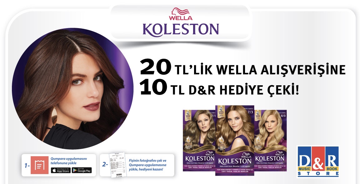20 TL ve Üzeri Wella Alışverişinize kampanyası