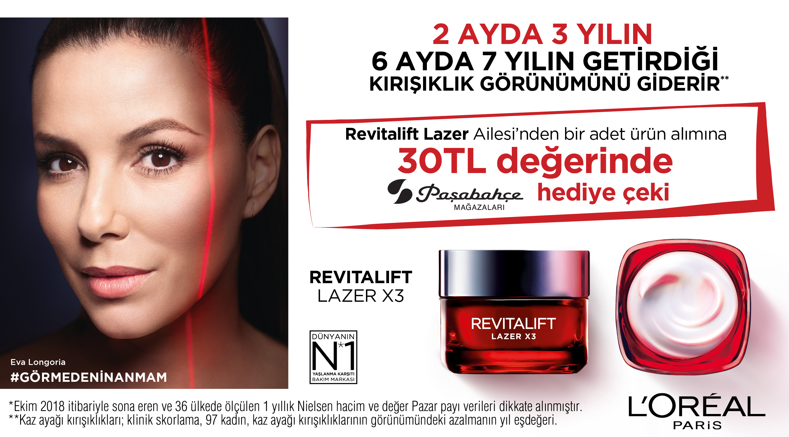 1 Adet Loreal Paris Lazer Alışverişinize kampanyası