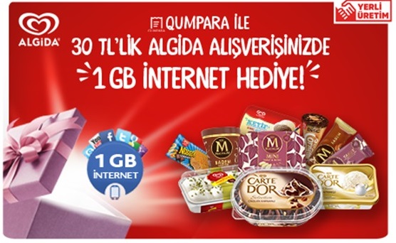 30 TL ve Üzeri Algida Alışverişinize kampanyası