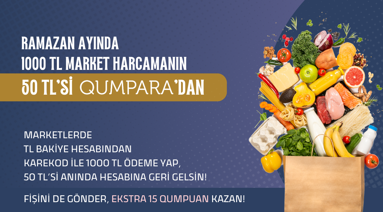 Ramazana Özel Market Harcamalarından kampanyası