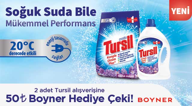 2 Adet Tursil Alışverişinize kampanyası