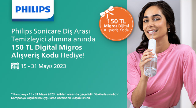 Philips Sonicare Ürün Alışverişinize kampanyası