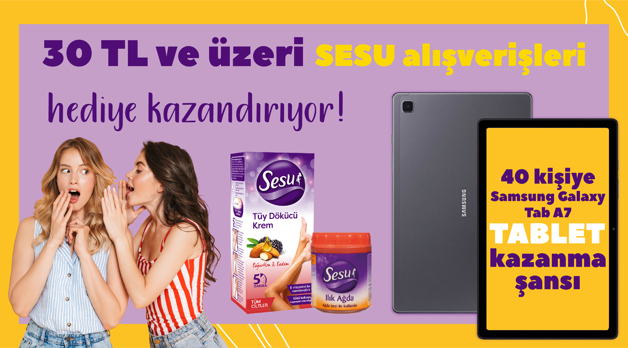30 TL ve Üzeri Sesu Alışverişinize ÇEKİLİŞ SONUÇLARI kampanyası
