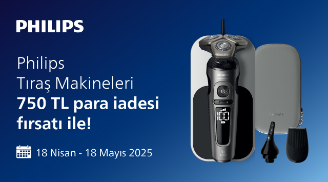 Philips S8692/35 veya SP9872/22 Alışverişinize 750 TL NAKİT İADE kampanyası