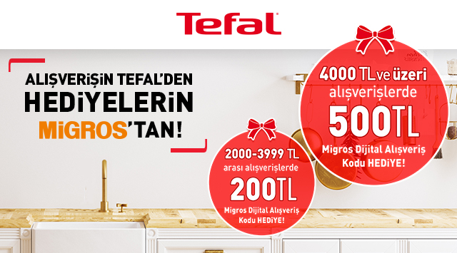 Tefal Alışverişinize kampanyası