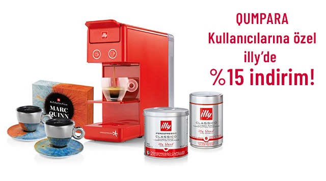 Tüm Qumpara Kullanıcılarına illy’den kampanyası