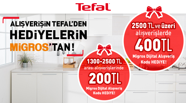 Tefal Alışverişinize kampanyası