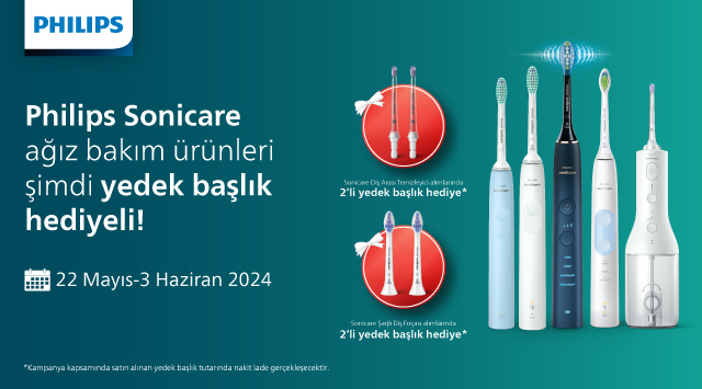 Philips Sonicare Alışverişinize QUMPUAN HEDİYE kampanyası