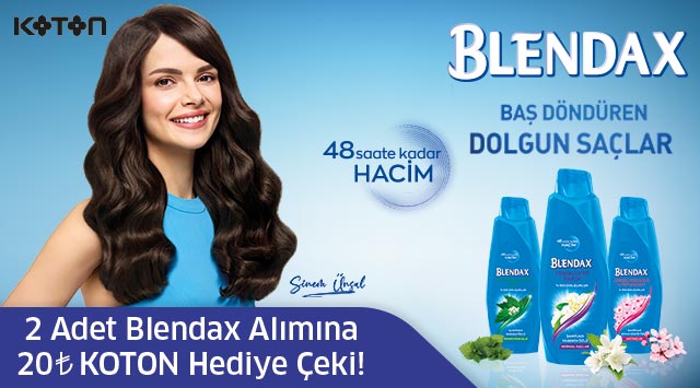 2 Adet Blendax Alışverişinize kampanyası
