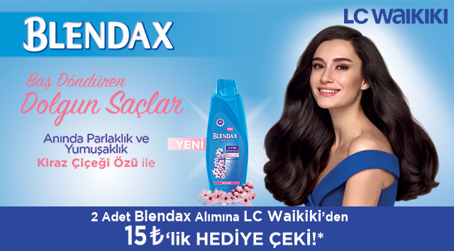 2 Adet Blendax Alışverişinize kampanyası