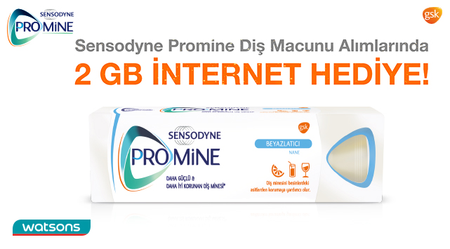 1 Adet Sensodyne Ürünü Alışverişinize kampanyası