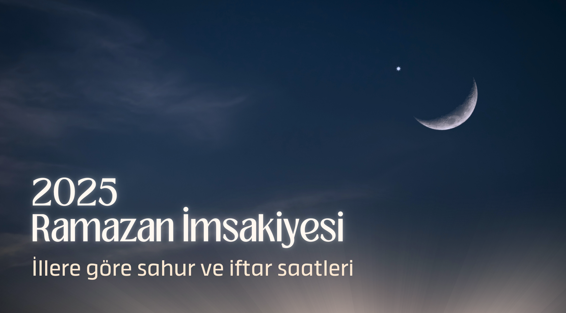 İmsakiye kampanyası