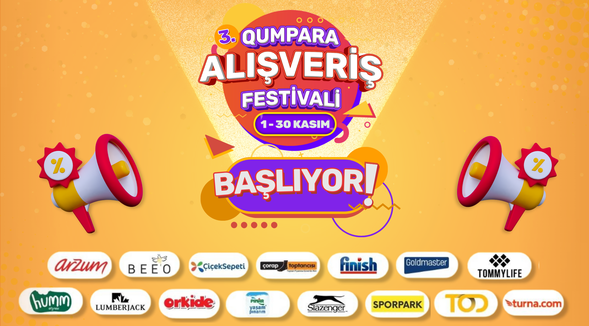 Qumpara Alışveriş Festivali kampanyası