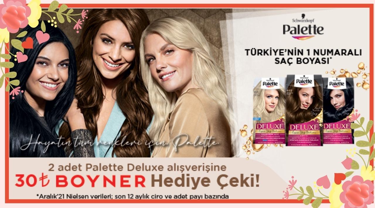2 Adet Palette Deluxe Alışverişinize kampanyası