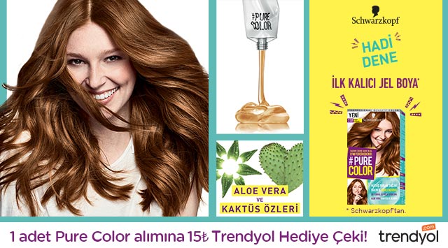 1 Adet Pure Color Alışverişinize kampanyası