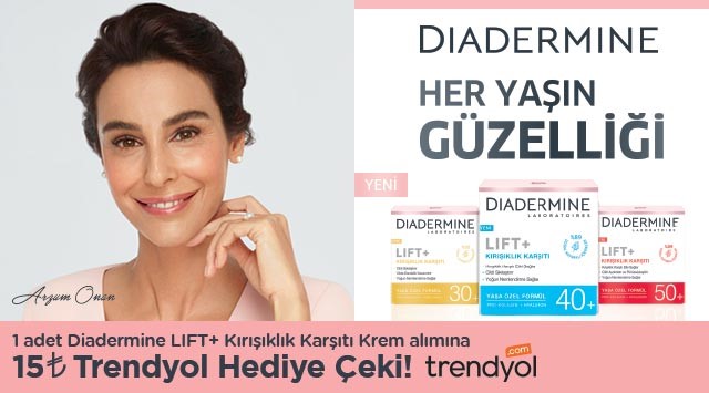 1 Adet Diadermine Lift Alışverişinize kampanyası