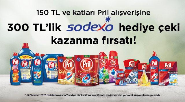 Pril Alışverişinize ÇEKİLİŞ HAKKI kampanyası