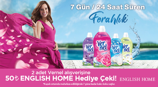 2 adet ve üzeri Vernel Ürün Alışverişinize kampanyası