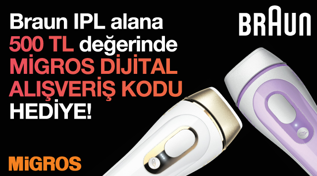 Braun IPL Alışverişinize kampanyası