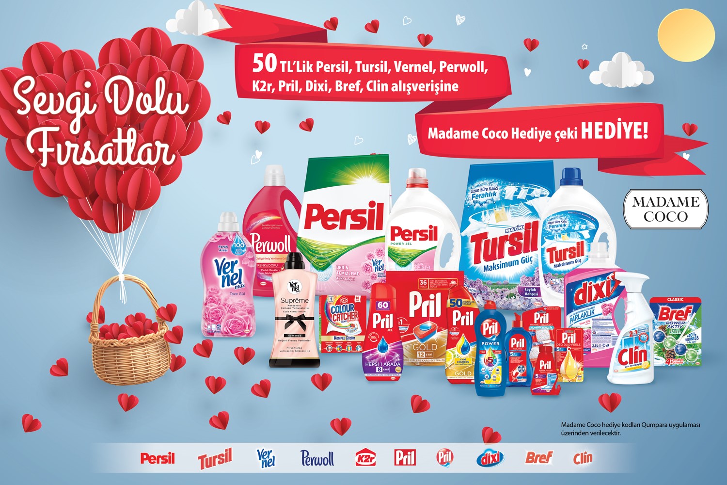 50 TL ve Üzeri Henkel Ürünü Alışverişinize kampanyası