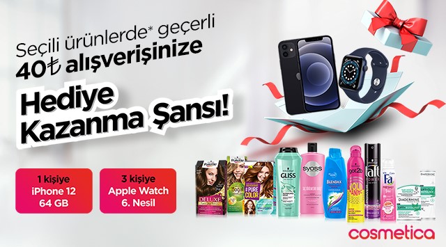 Seçili Ürünlerde Geçerli 40 TL ve Üzeri Alışverişinize kampanyası