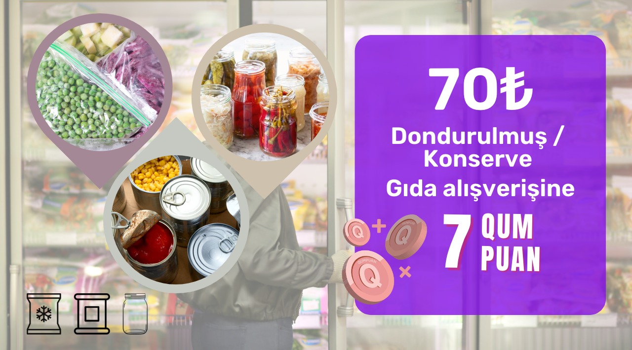 70 TL ve Üzeri Konserve Alışverişinize kampanyası