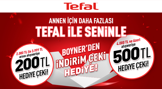 Tefal Alışverişinize kampanyası
