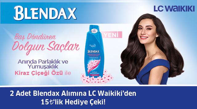 2 Adet Blendax Alışverişinize kampanyası