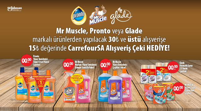 30 TL ve üzeri ScJhonson Alışverişinize kampanyası