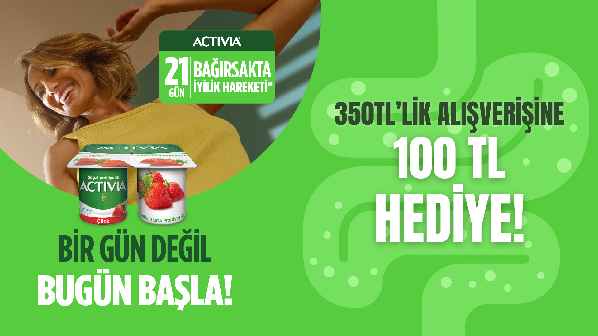 Activia Alışverişine kampanyası