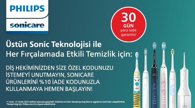 Philips Sonicare Alışverişinize QUMPUAN HEDİYE kampanyası