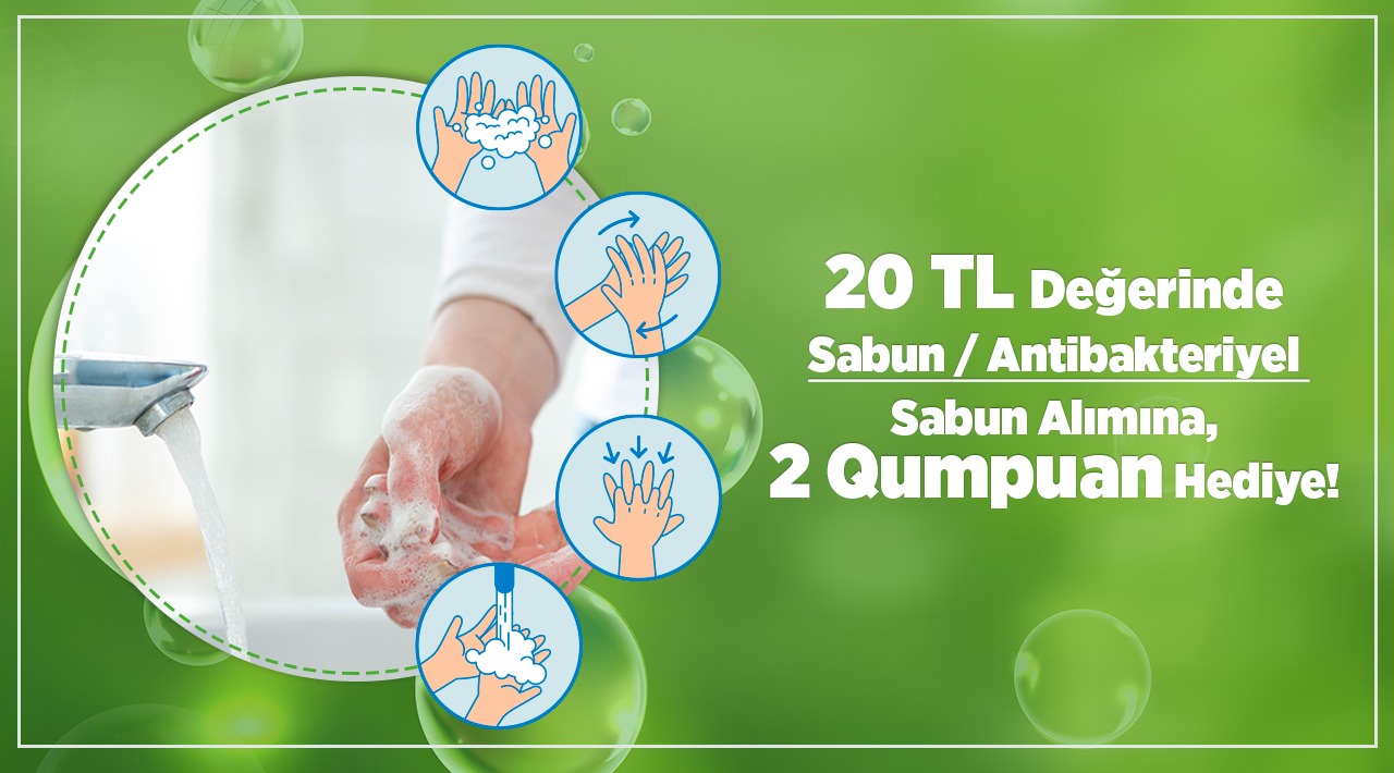 20 TL ve Üzeri Sabun Alışverişinize kampanyası