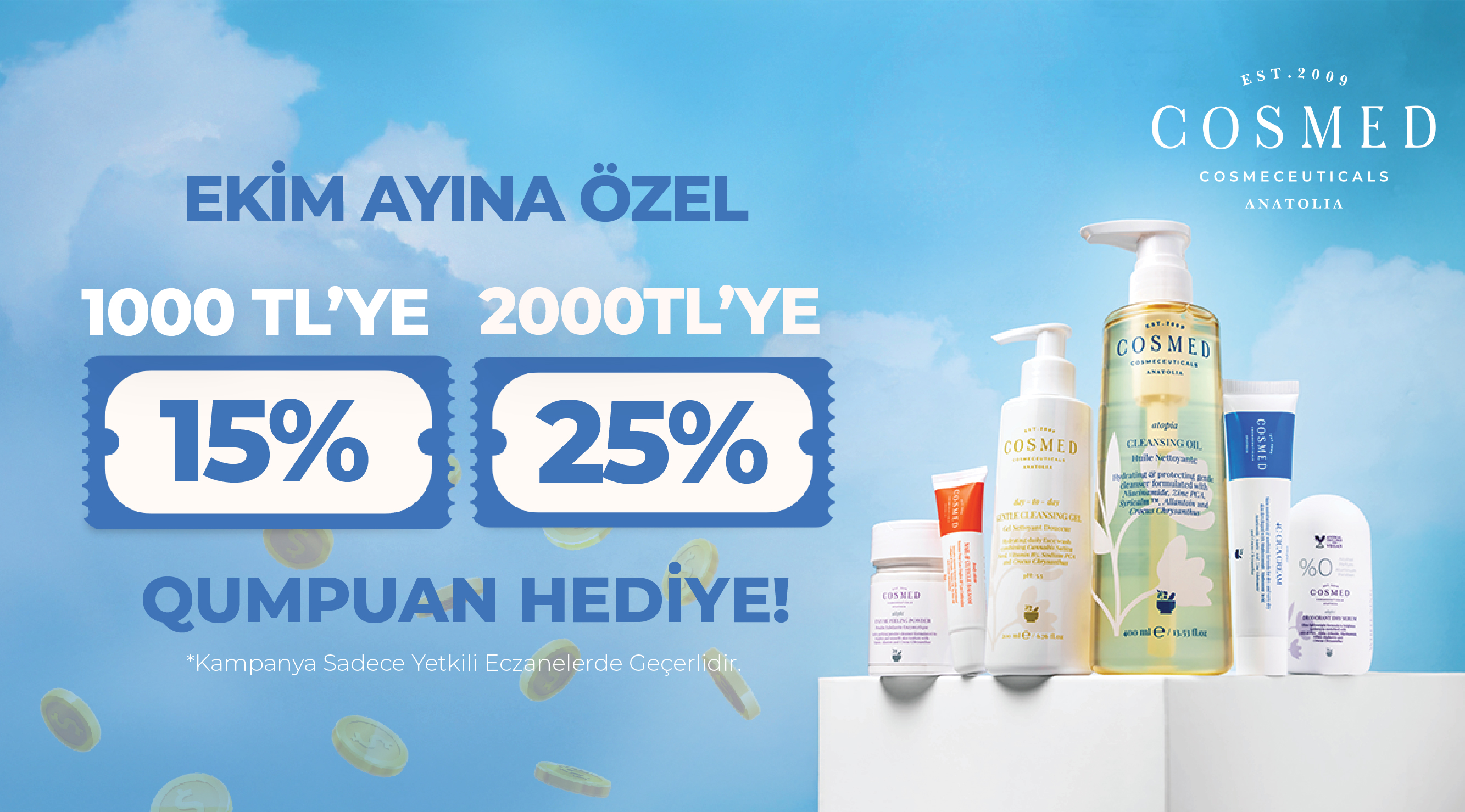 Cosmed Alışverişine kampanyası