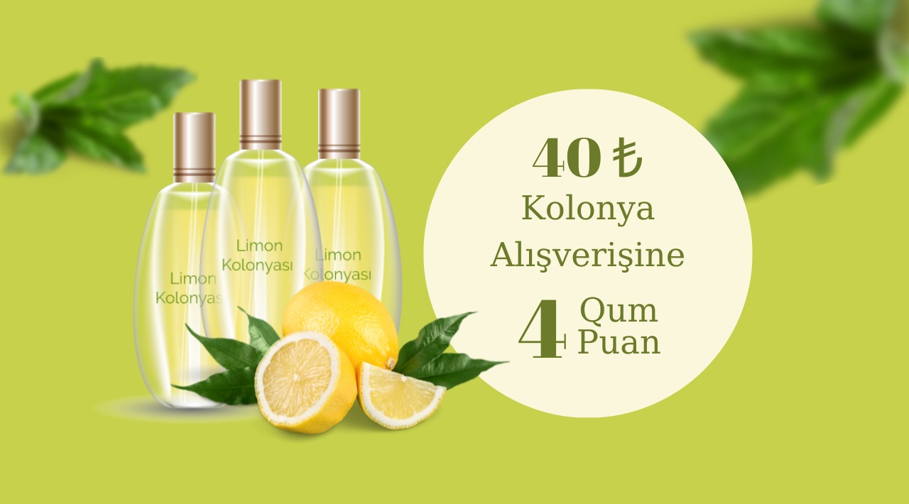40 TL ve Üzeri Kolonya Alışverişinize kampanyası