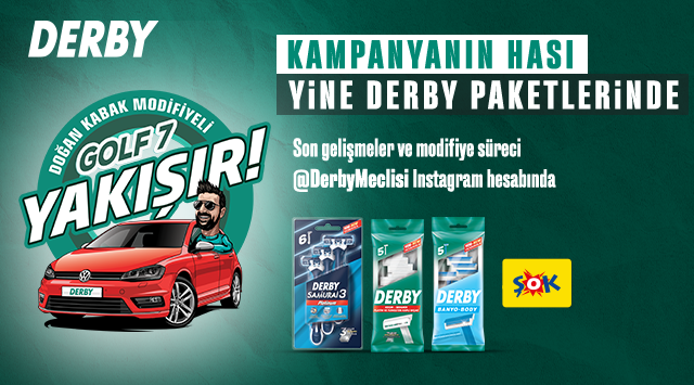 15 TL ve Üzeri Derby Alışverişinize kampanyası