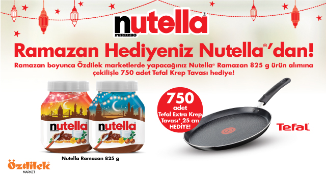 825 gr. Nutella Alışverişine kampanyası