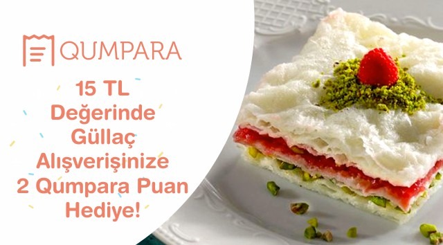 15 TL ve Üzeri Güllaç Alışverişinize kampanyası