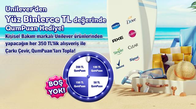 350 TL ve Üzeri Unilever Alışverişinize kampanyası
