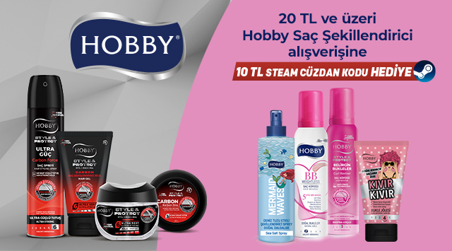 20 TL ve Üzeri Hobby Alışverişinize kampanyası