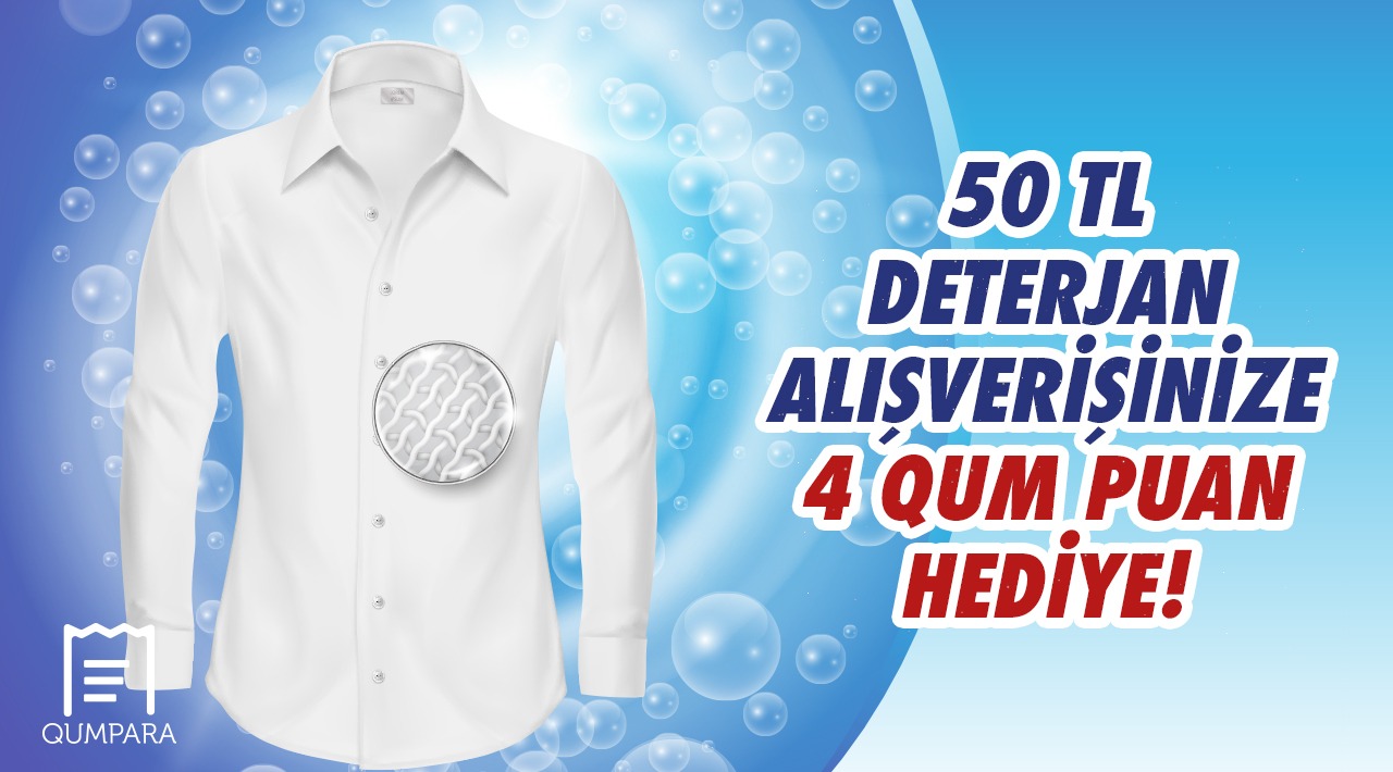 50 TL ve Üzeri Deterjan Alışverişinize kampanyası